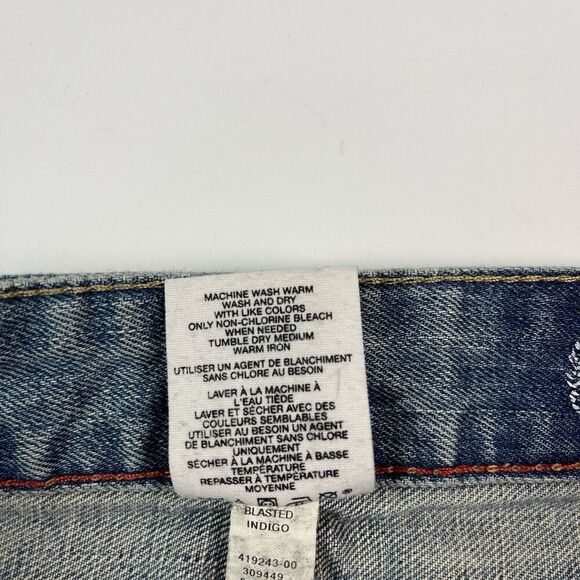 GAP Y2K Micro Mini Denim Skirt Size 10 Preppy Low Rise Raw Hem Distressed - Picture 10 of 11